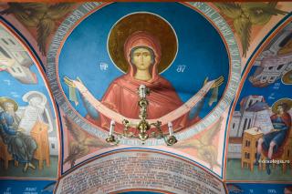 icoana Maicii Domnului de la biserica „Sf. Ioan Botezătorul” Botoșani