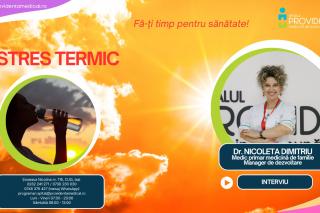 (Interviu) Ce este stresul termic, cum ne afectează și cum ne putem proteja