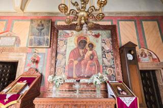 Icoana cu trei ochi a Maicii Domnului „Eleusa” din Patmos – icoana ce a dispărut trei zile în timpul Sfintei Liturghii