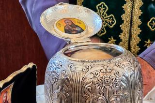 Cinstitul cap al Sfintei Cuvioase Gavrilia Papaiannis