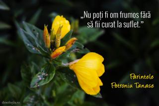 Nu poți fi om frumos fără să fii curat la suflet
