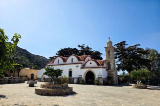 Frumusețea Mănăstirii „Panaghia Skiadeni” din Rodos
