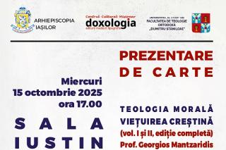 Teologia Morală a profesorului Georgios Mantzaridis, prezentată la Iași