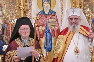Patriarhul Ecumenic Bartolomeu: „Biserica-fiică a României a onorat așteptările Bisericii-Mame”