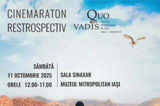 Cinemaraton retrospectiv Quo Vadis, dedicat pelerinilor Sfintei Parascheva, la Muzeul Mitropolitan din Iași