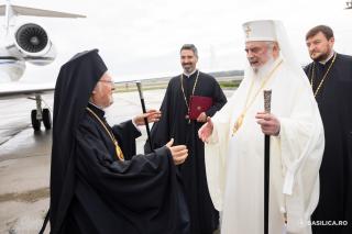 Patriarhul Ecumenic Bartolomeu I a sosit în România