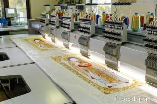 Veșminte brodate pentru Sfinții Cuvioși Petroniu de la Prodromu și Dionisie de la Colciu