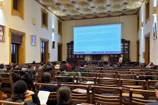 Un profesor american le-a vorbit studenților teologi ieșeni despre lectura duhovnicească în Biserica Siro-Orientală (400–700 d.Hr.)