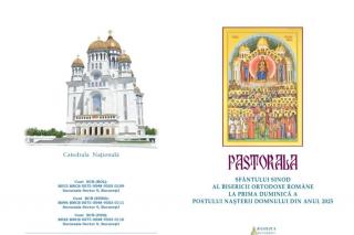 coperta Pastoralei Sf. Sinod al Bisericii Ortodoxe Române la prima Duminică a Postului Nașterii Domnului 2025
