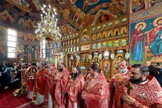 Sfântul Mare Mucenic Mina, cinstit cu evlavie la schitul din apropierea orașului Târgu Neamț