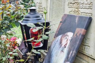 fotografie de la mormantul parintelui Proclu Nicau