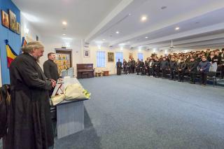 Părintele profesor Vasile Păvăleanu, sărbătorit la Seminarul Teologic de la Mănăstirea Neamț