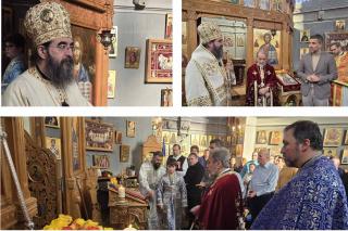 Sfântă Liturghie Arhierească în Parohia „Sfântul Grigorie Teologul” din Schiedam/Rotterdam, la sărbătoarea hramului și împlinirea a 45 de ani de neîntreruptă slujire