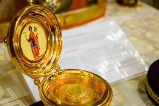 Moastele Sfantului Trifon de la Biserica Sfantul Sava din Iasi