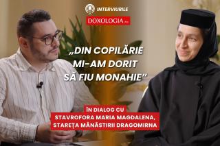 (Video) „Din copilărie mi-am dorit să fiu monahie” – Maica Maria Magdalena și povestea unei vocații