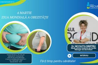 4 martie – Ziua Mondială de conștientizare a obezității