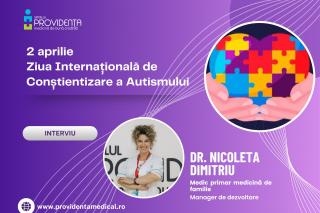2 aprilie – Ziua Internațională de conștientizare a Autismului