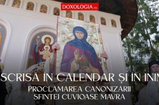 (Video) Înscrisă în calendar și în inimi: Proclamarea canonizării Sfintei Cuvioase Mavra