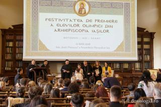 Recunoaștere pentru excelență: elevii olimpici, recompensați de Arhiepiscopia Iașilor