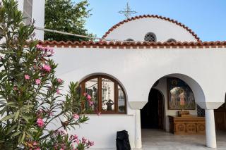 Florile de la Mănăstirea „Sfântul Rafail” din Insula Lesvos