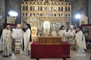 Proclamarea locală a canonizării Sfintelor Cuvioase Elisabeta și Filofteia la Mănăstirea Pasărea