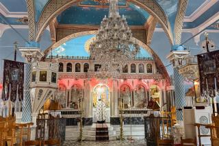 Popas duhovnicesc la biserica „Sfântul Mare Mucenic Gheorghe” din Chios
