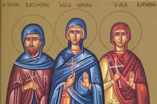 Sfântul Cuvios Vasile Mărturisitorul, Sfânta Cuvioasă Marana, Sfânta Nouă Muceniță Chirana