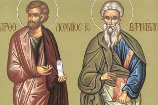 Sfinții Apostoli Vartolomeu și Varnava