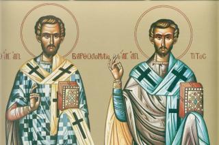 Sfinții Apostoli Bartolomeu și Tit