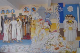 Martiriul Sfinților Brâncoveni, Constantin Vodă cu cei patru fii ai săi: Constantin, Ștefan, Radu, Matei, și clucerul Ianache Văcărescu