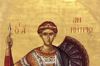 Sfântul Mare Mucenic Dimitrie, Izvorâtorul de Mir