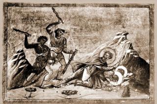 Martiriul Sfântului Dometie Persul şi al celor doi discipoli ai săi