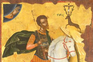 Sfântul Mare Mucenic Eustatie - şcoala cretană, începutul secolului al XVI-lea