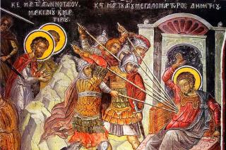 Sfântul Mare Mucenic Dimitrie, Izvorâtorul de mir