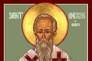 Sfântul Ierarh Ambrozie, Episcopul Mediolanului
