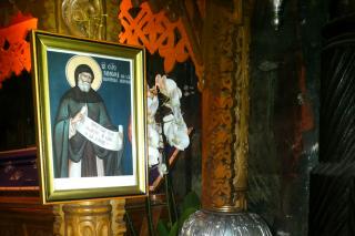 Moaştele Sfântului Cuvios Simeon cel din Muntele Minunat