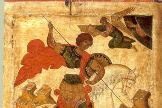 Sfântul Mare Mucenic Gheorghe, Purtătorul de biruință