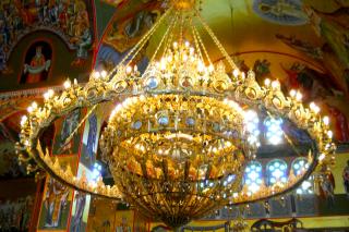 Candelabru Mănăstirea Sfântului Gherasim din Kefalonia