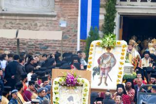 Procesiune Sfântul Mucenic Dimitrie Izvorâtorul de Mir - Tesalonic 2012