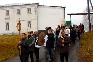 Procesiune cu Icoana Maicii Domnului din Kazan