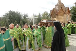 Procesiune cu Moaștele Sfântului Kukşa din Odessa