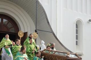 Procesiune cu Moaștele Sfântului Kukşa din Odessa