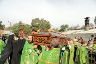 Procesiune cu Moaștele Sfântului Kukşa din Odessa