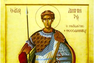 Sfântul Mare Mucenic Dimitrie, Izvorâtorul de mir