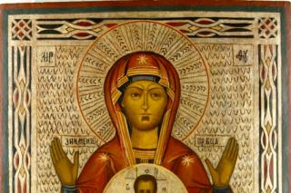 Icoana Maicii Domnului „a Semnului” din Novgorod