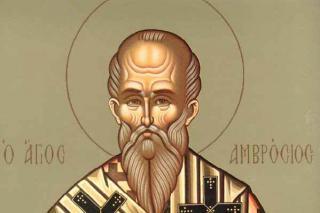 Sfântul Ierarh Ambrozie, Episcopul Mediolanului