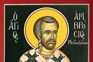 Sfântul Ierarh Ambrozie, Episcopul Mediolanului