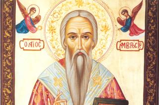 Sfântul Ierarh Ambrozie, Episcopul Mediolanului