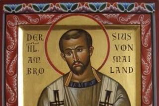 Sfântul Ierarh Ambrozie, Episcopul Mediolanului