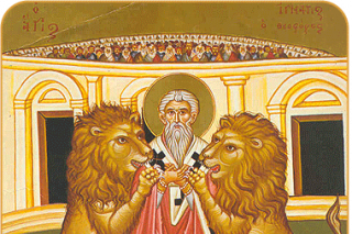 Sfântul Sfințit Mucenic Ignatie Teoforul, Episcopul Antiohiei